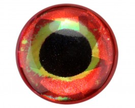 3D Epoxy Fish Eyes, Holographic Bloody, 12 mm
